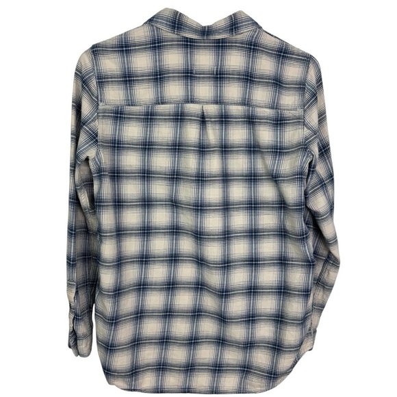 Madewell Flannel Button Down Shirt Size Small - Picture 2 of 7